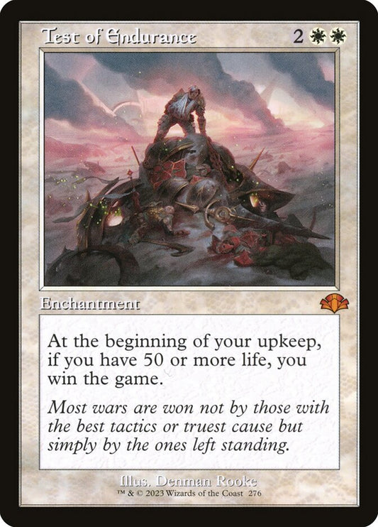 Test of Endurance (Retro Frame) - (Foil): Dominaria Remastered