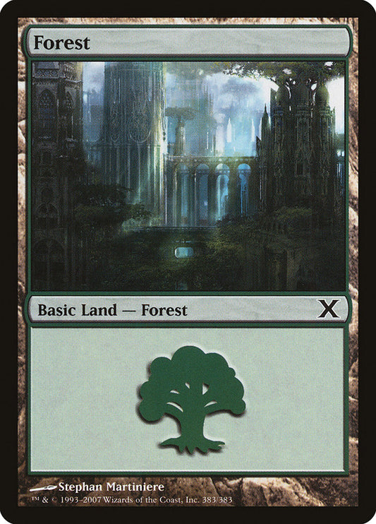 Forest (#383) - (Foil): Tenth Edition