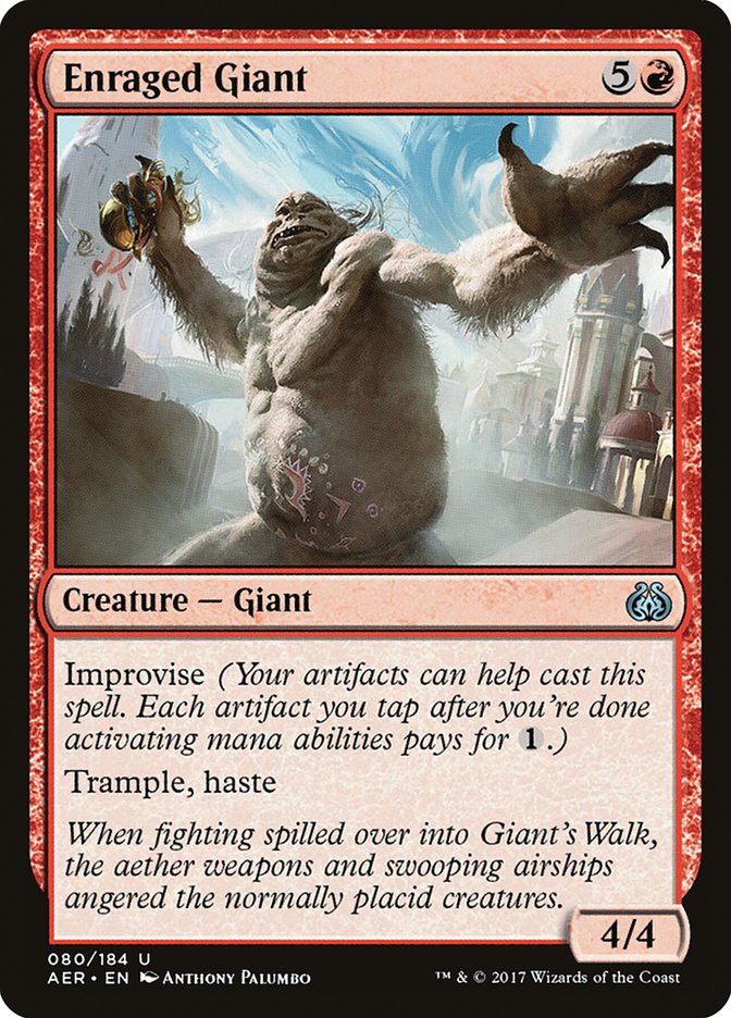 Enraged Giant - (Foil): Aether Revolt