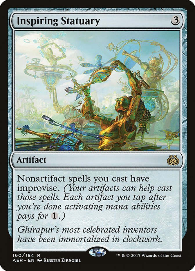 Inspiring Statuary - (Foil): Aether Revolt