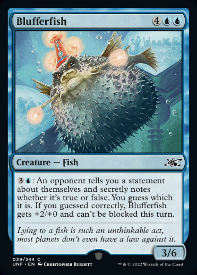 Blufferfish - (Foil): Unfinity