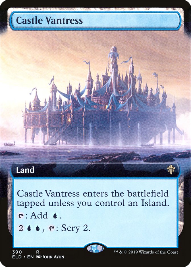 Castle Vantress (Extended Art) - (Foil): Throne of Eldraine