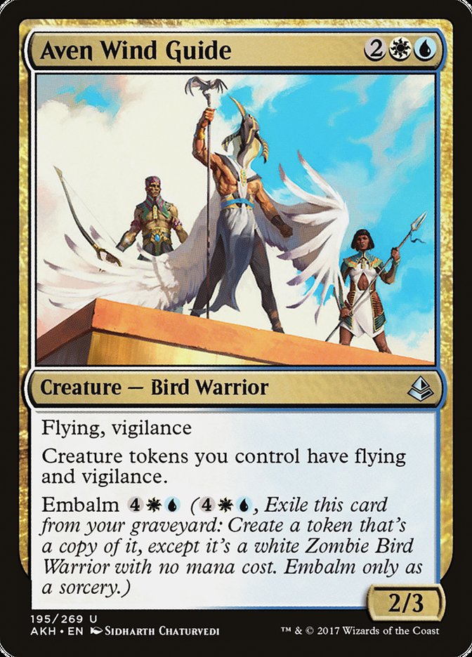 Aven Wind Guide - (Foil): Amonkhet