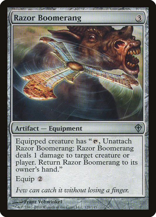 Razor Boomerang - (Foil): Worldwake