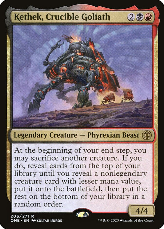 Kethek, Crucible Goliath - (Foil): Phyrexia: All Will Be One