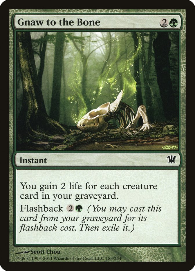 Gnaw to the Bone - (Foil): Innistrad