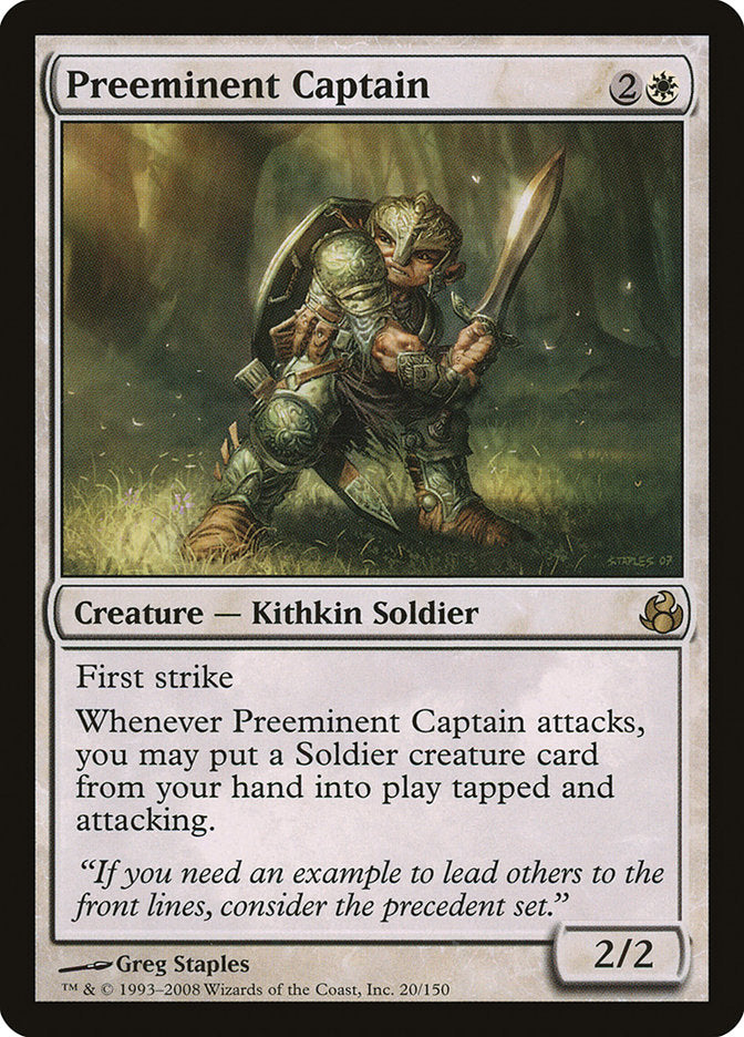 Preeminent Captain - (Foil): Morningtide