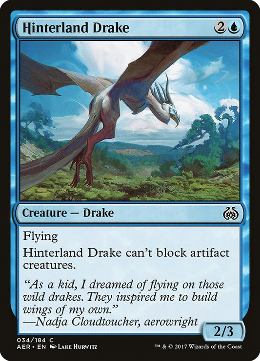 Hinterland Drake - (Foil): Aether Revolt