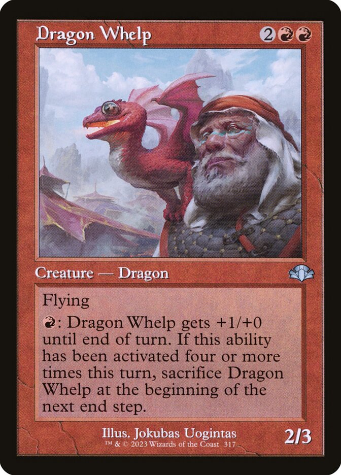 Dragon Whelp (Retro Frame): Dominaria Remastered