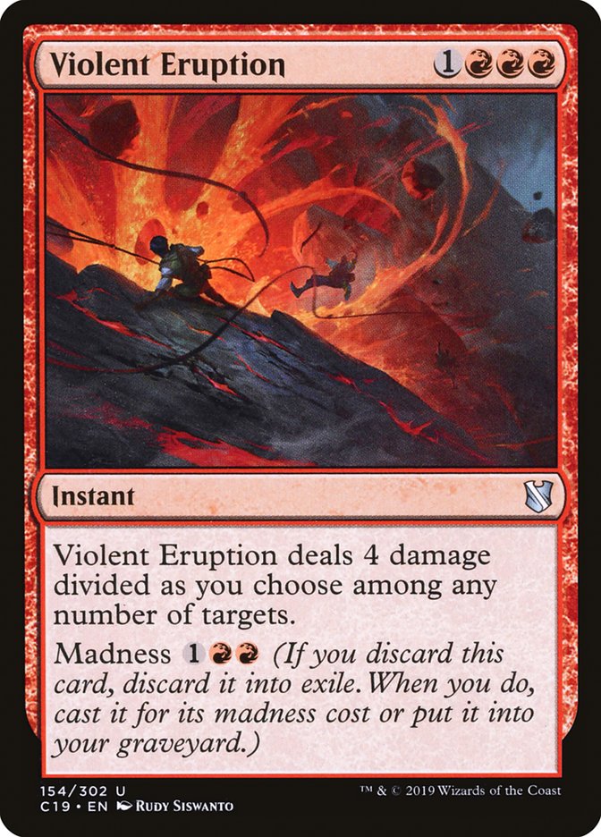 Violent Eruption: Commander 2019