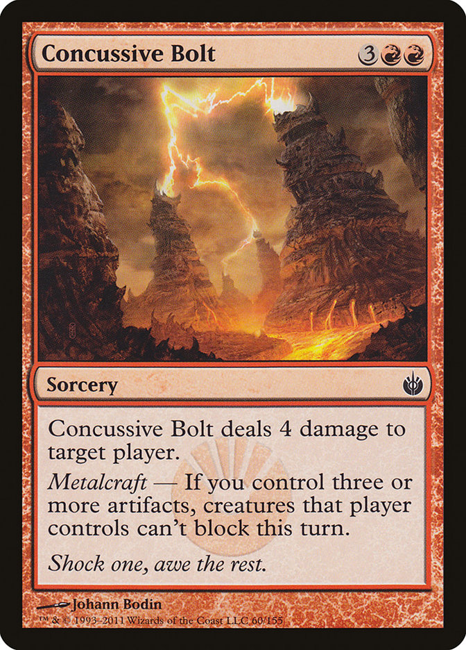 Concussive Bolt: Mirrodin Besieged