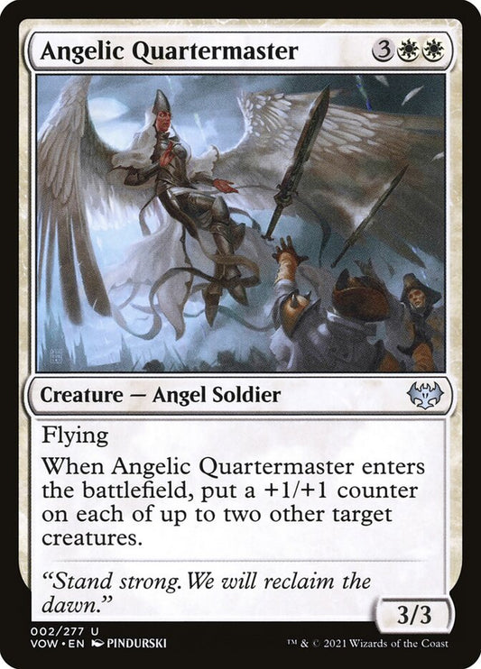 Angelic Quartermaster - (Foil): Innistrad: Crimson Vow
