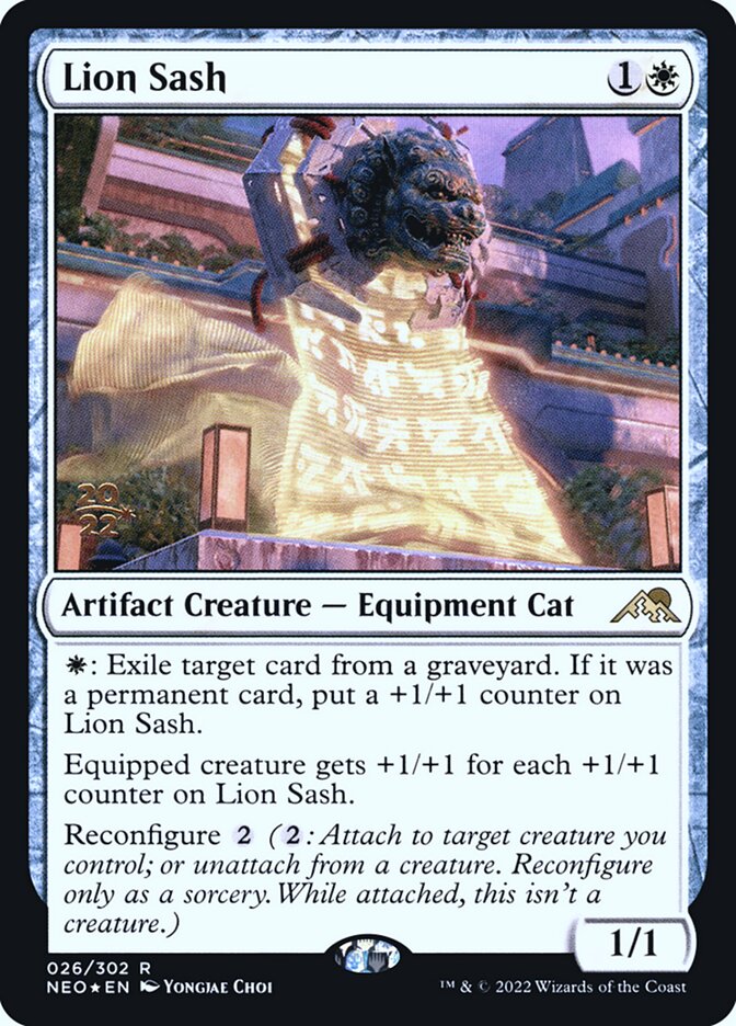 Lion Sash: Kamigawa: Neon Dynasty Promos