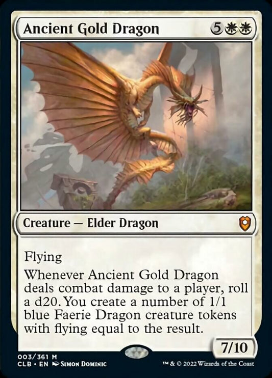 Ancient Gold Dragon: Commander Legends: Battle for Baldur's Gate
