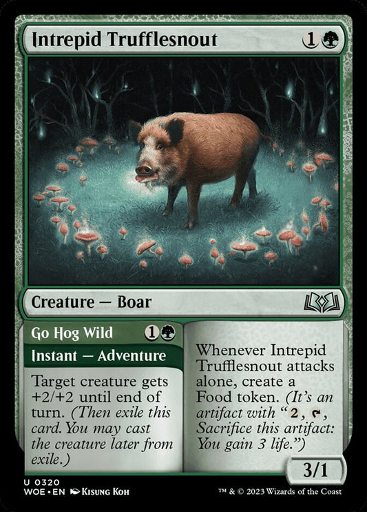 Intrepid Trufflesnout // Go Hog Wild: Wilds of Eldraine