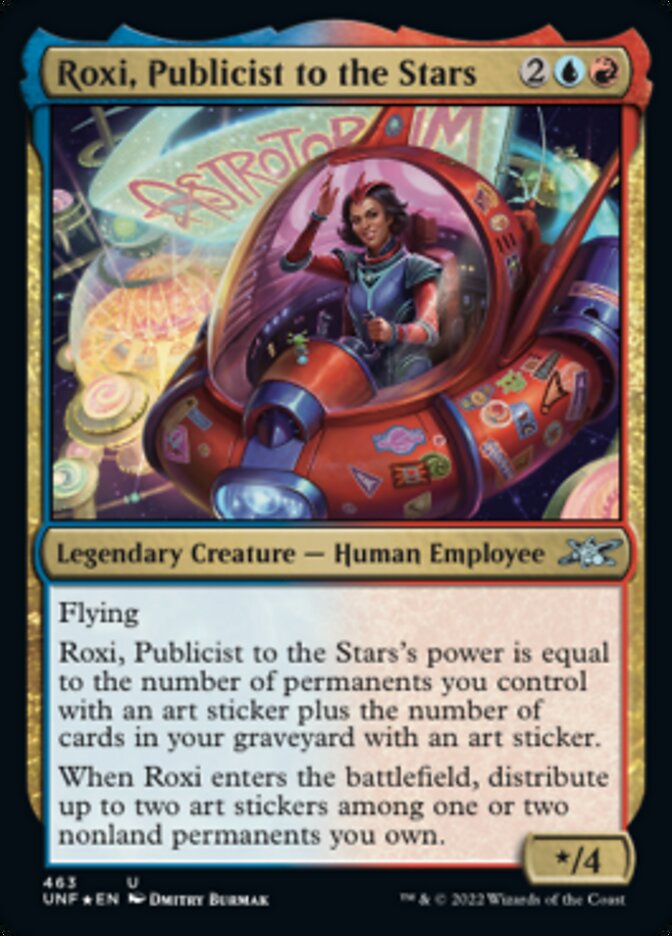 Roxi, Publicist to the Stars (Galaxy Foil) - (Foil): Unfinity