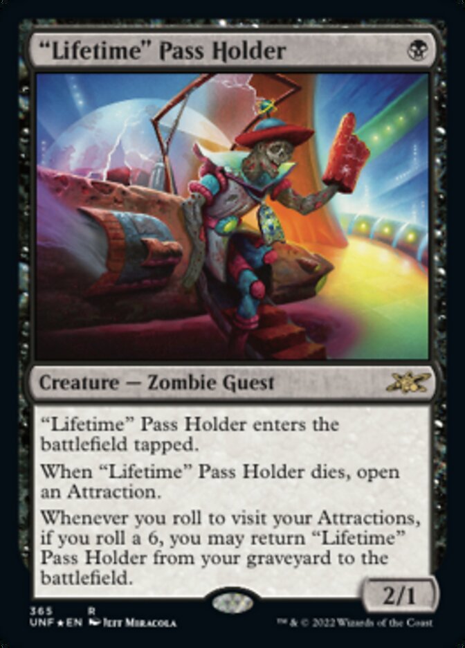 "Lifetime" Pass Holder (Galaxy Foil) - (Foil): Unfinity