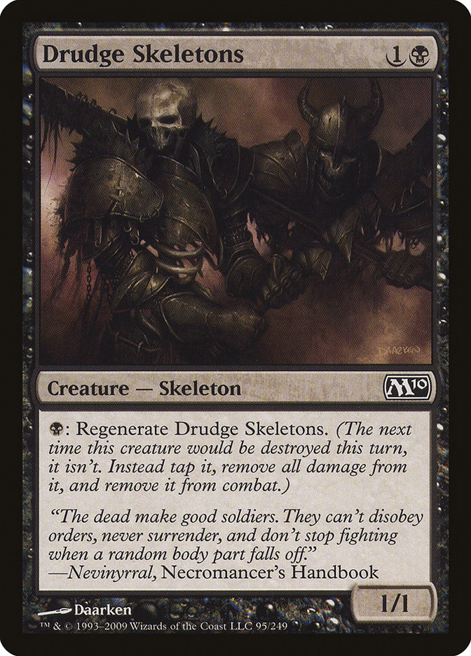Drudge Skeletons - (Foil): Magic 2010