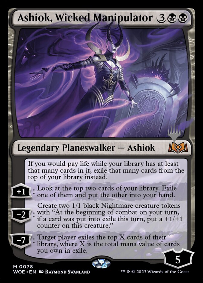 Ashiok, Wicked Manipulator: Wilds of Eldraine Promos