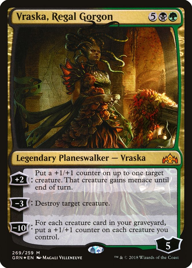 Vraska, Regal Gorgon (Planeswalker Deck) - (Foil): Guilds of Ravnica