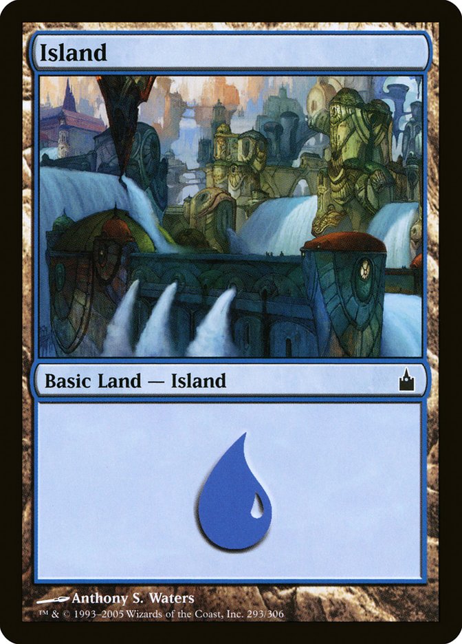 Island (#293) - (Foil): Ravnica: City of Guilds