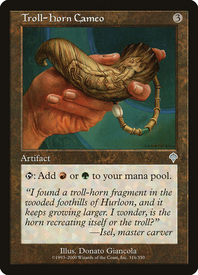 Troll-Horn Cameo - (Foil): Invasion