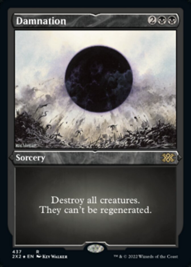 Damnation (Foil Etched) - (Foil): Double Masters 2022