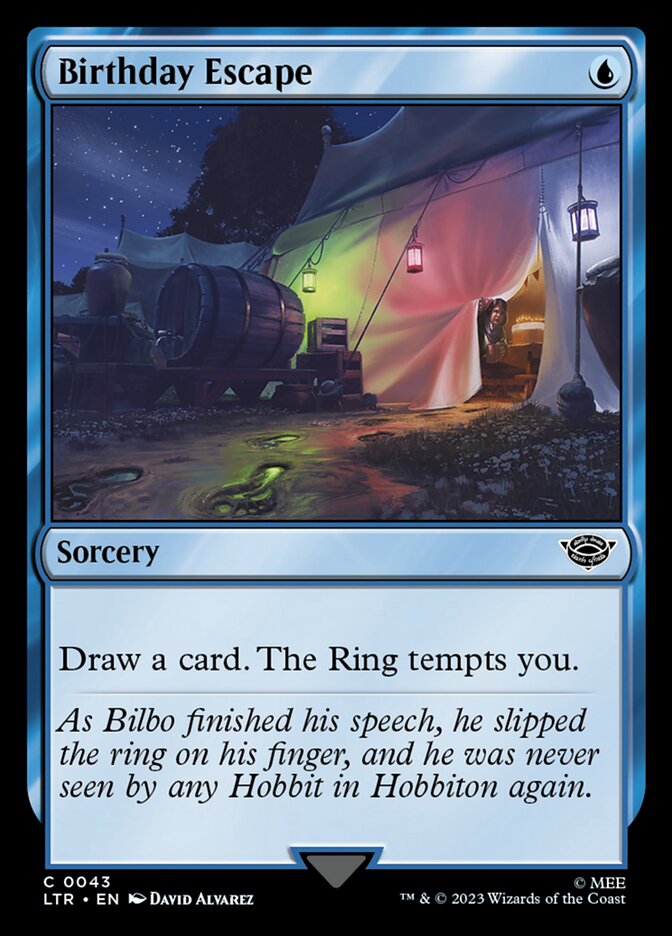 Birthday Escape - (Foil): The Lord of the Rings: Tales of Middle-earth