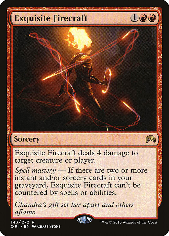 Exquisite Firecraft - (Foil): Magic Origins