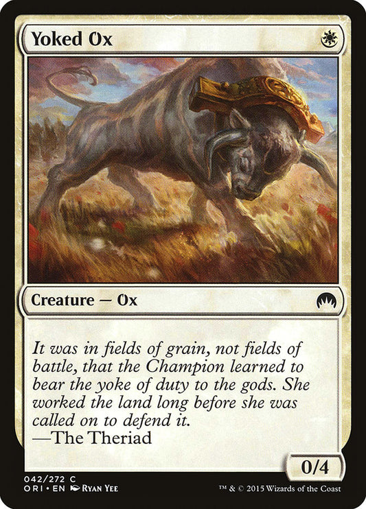 Yoked Ox - (Foil): Magic Origins