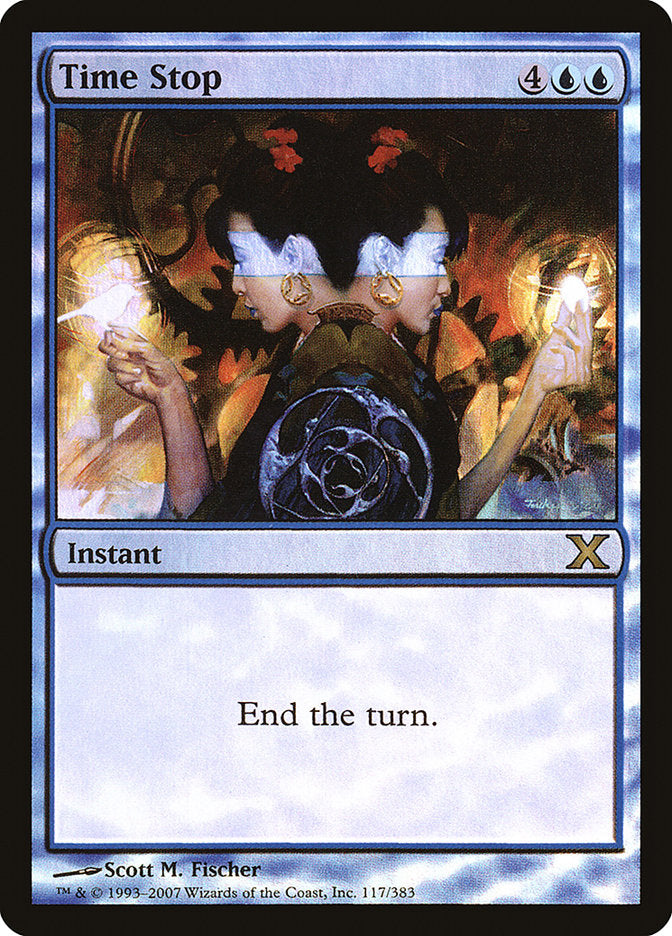 Time Stop - (Foil): Tenth Edition