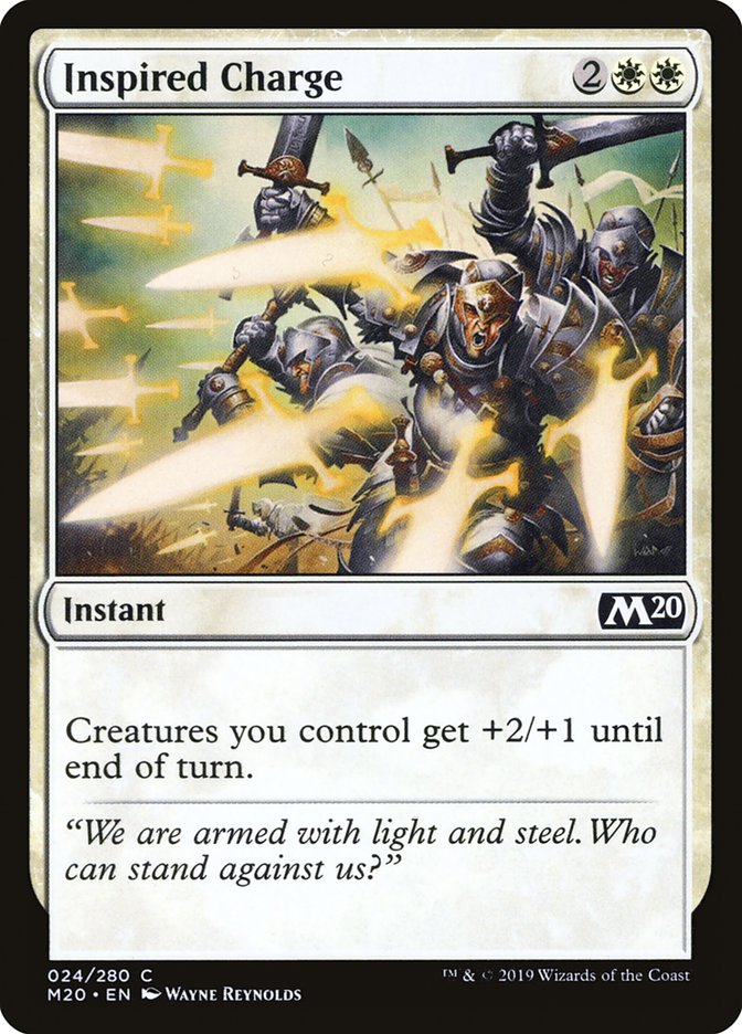 Inspired Charge - (Foil): Core Set 2020