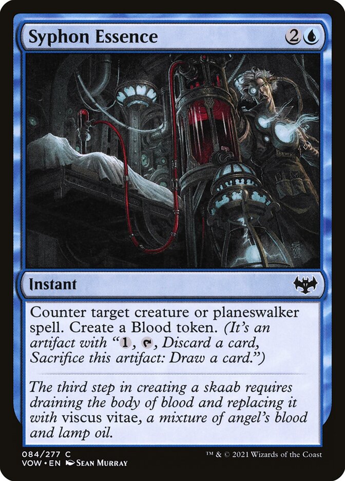 Syphon Essence - (Foil): Innistrad: Crimson Vow