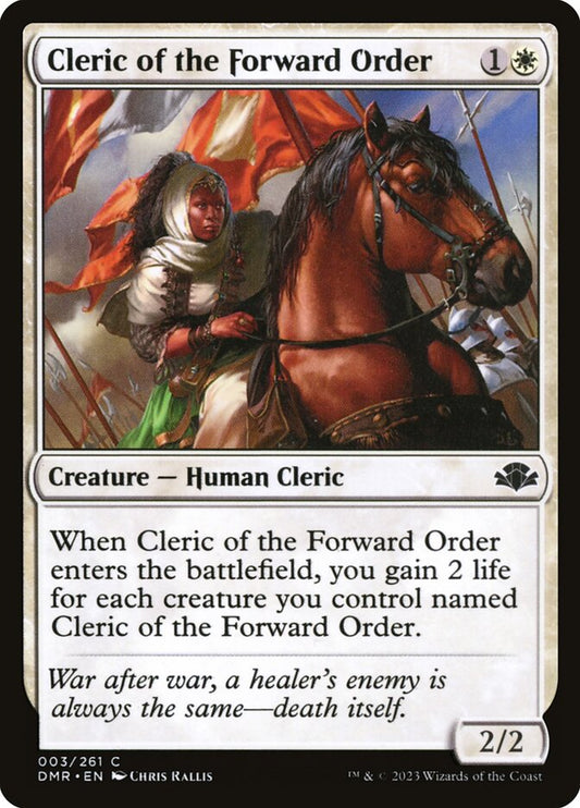 Cleric of the Forward Order - (Foil): Dominaria Remastered