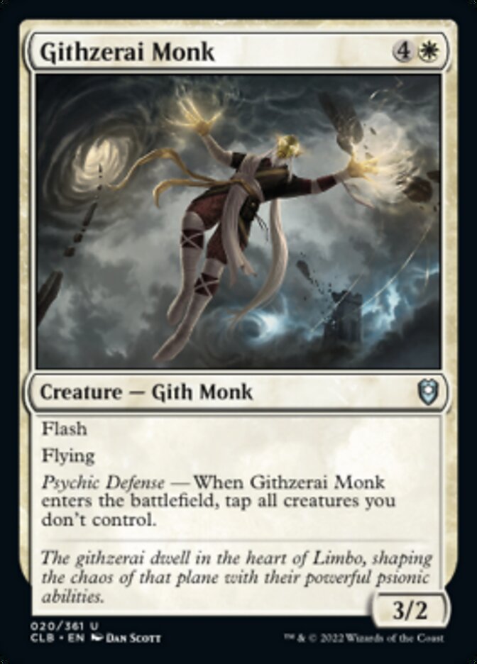 Githzerai Monk: Commander Legends: Battle for Baldur's Gate