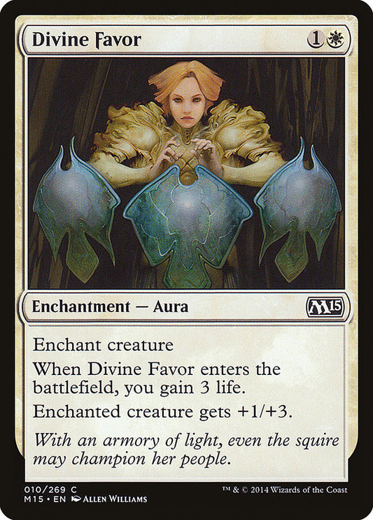 Divine Favor - (Foil): Magic 2015