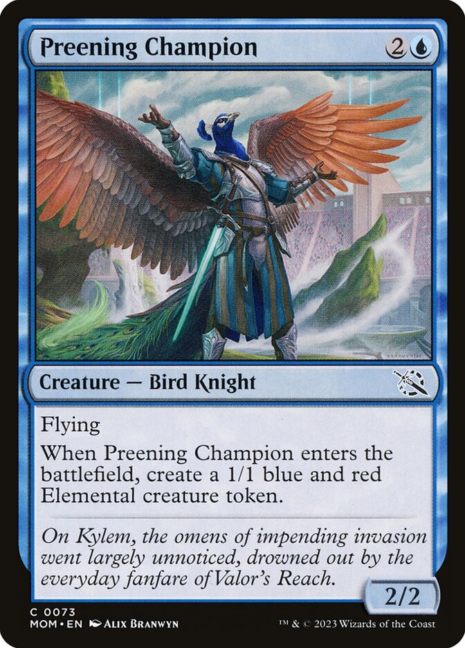 Preening Champion - (Foil): March of the Machine