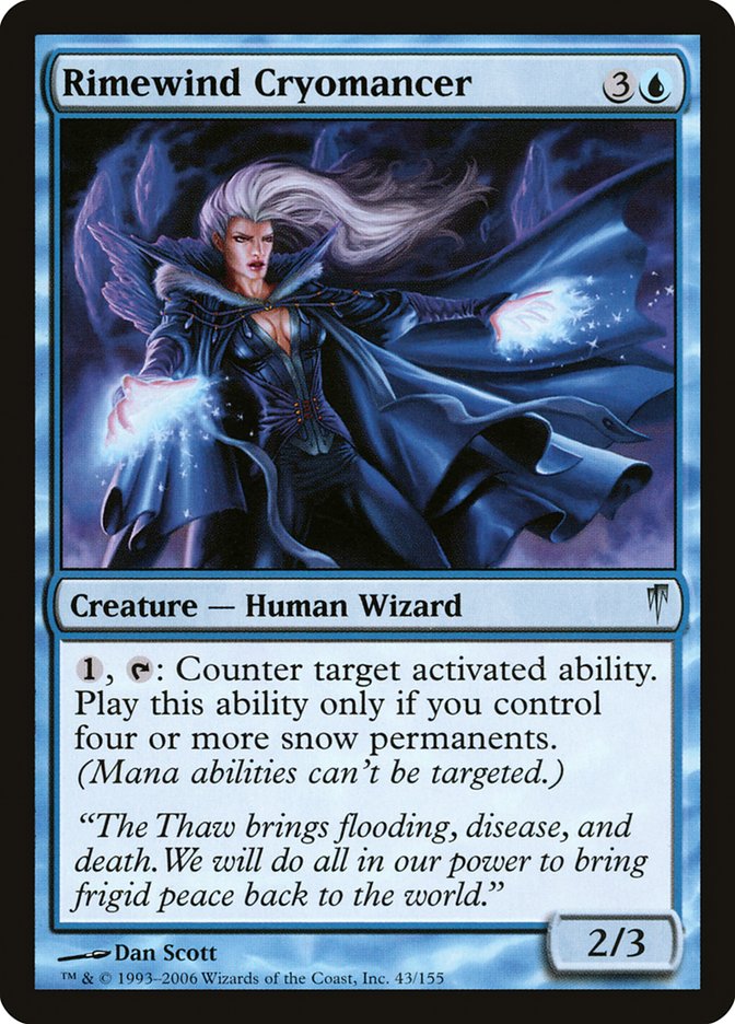 Rimewind Cryomancer: Coldsnap