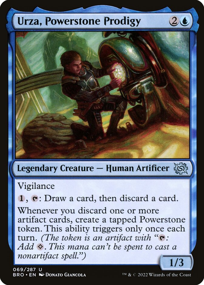 Urza, Powerstone Prodigy - (Foil): The Brothers' War