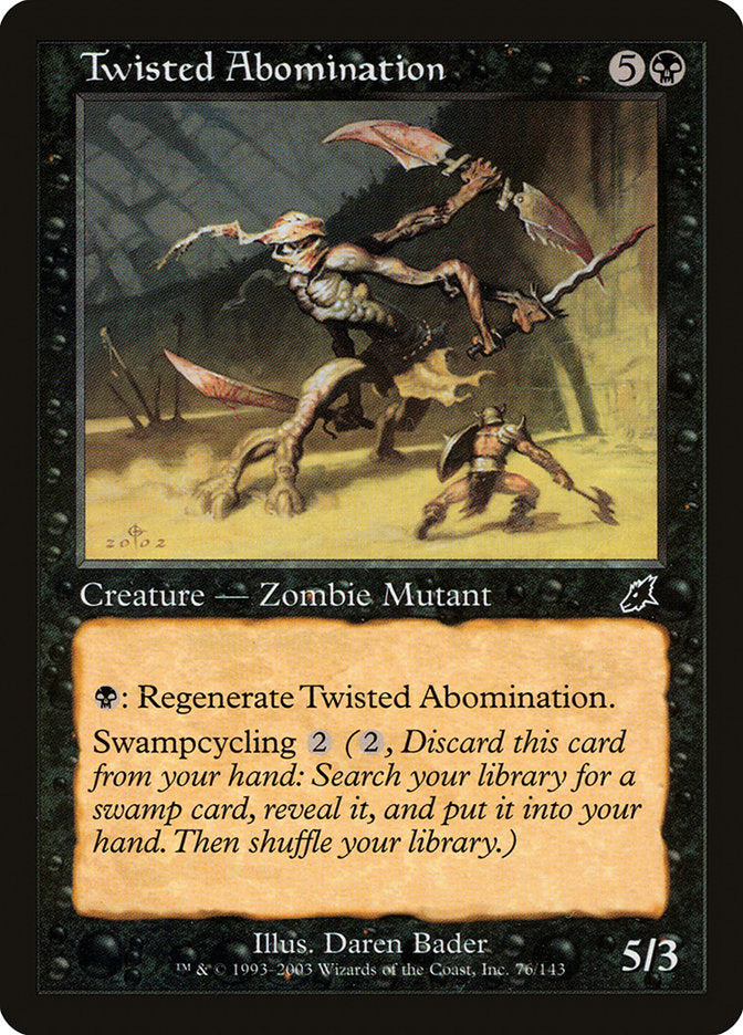 Twisted Abomination - (Foil): Scourge