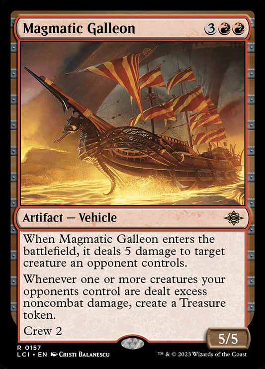 Magmatic Galleon - (Foil): Lost Caverns of Ixalan