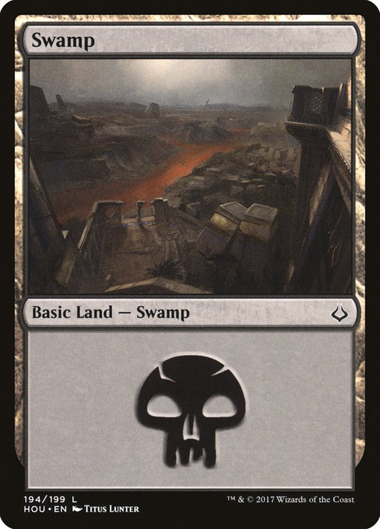 Swamp (#194) - (Foil): Hour of Devastation