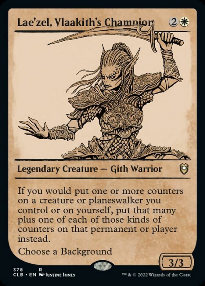 Lae'zel, Vlaakith's Champion (Showcase) - (Foil): Commander Legends: Battle for Baldur's Gate