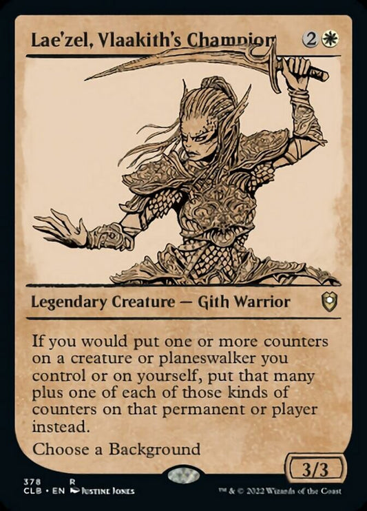Lae'zel, Vlaakith's Champion (Showcase) - (Foil): Commander Legends: Battle for Baldur's Gate