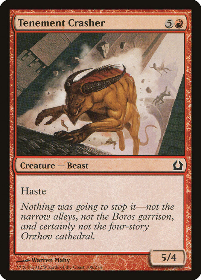 Tenement Crasher - (Foil): Return to Ravnica