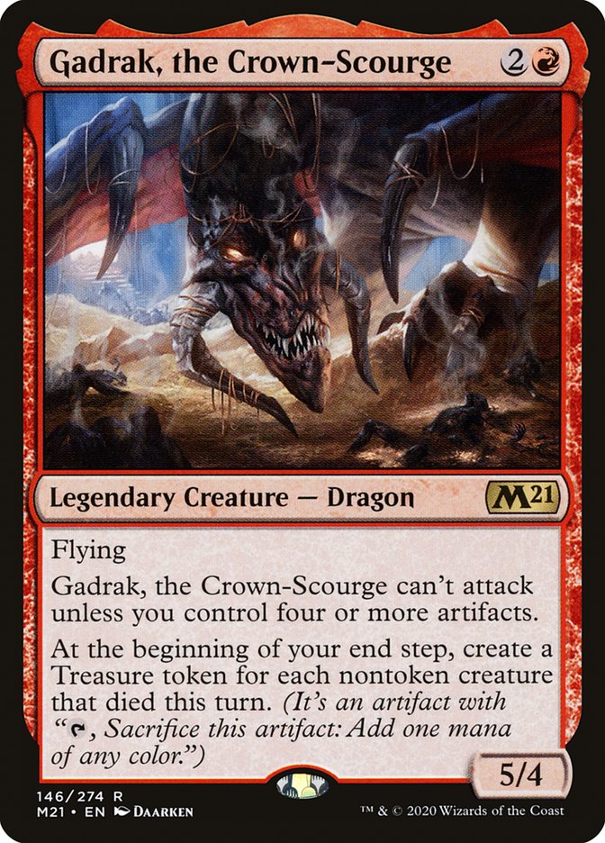 Gadrak, the Crown-Scourge - (Foil): Core Set 2021