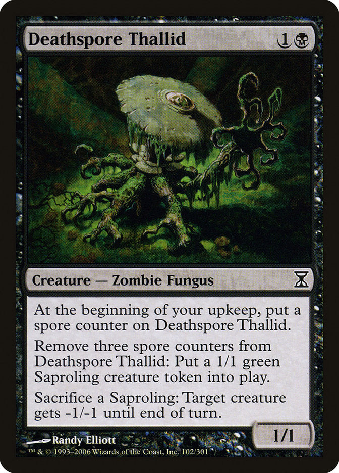 Deathspore Thallid - (Foil): Time Spiral