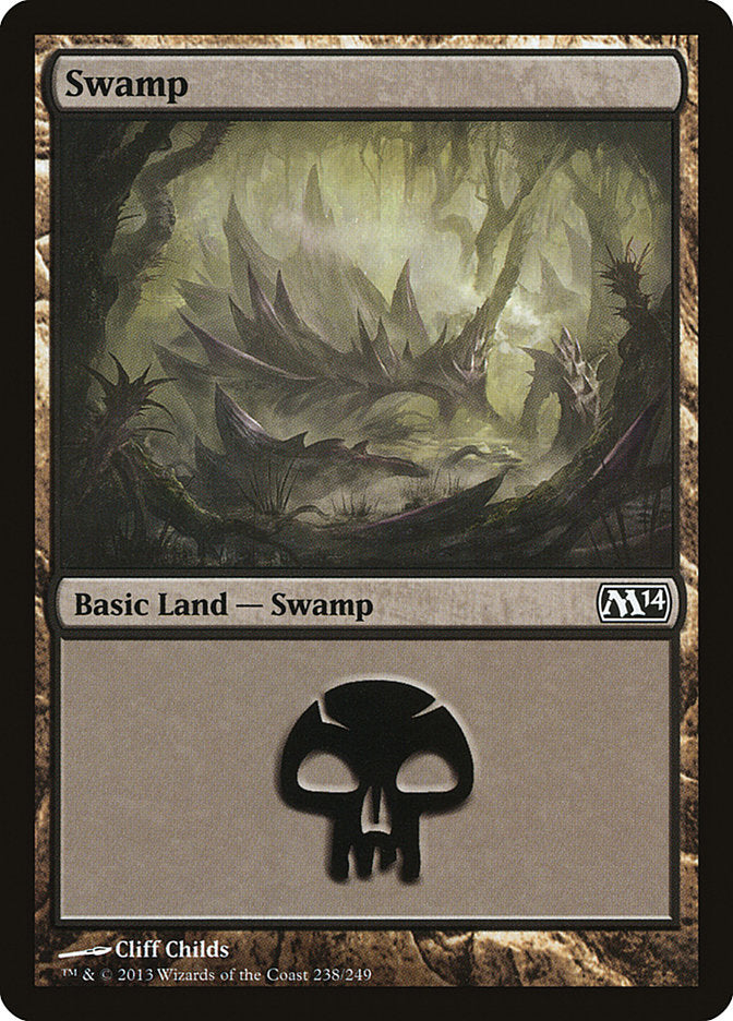 Swamp (#238) - (Foil): Magic 2014