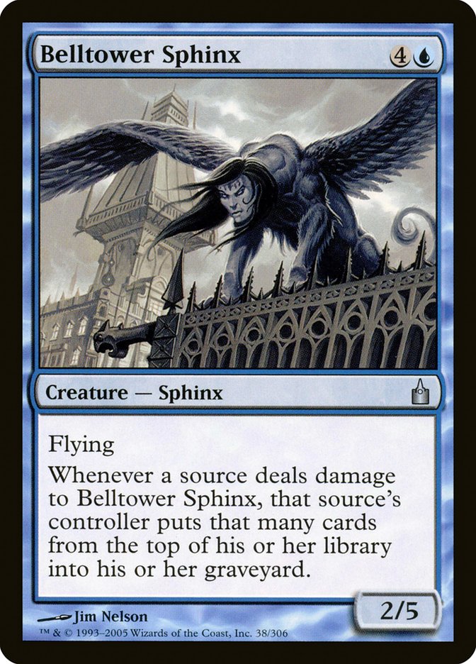Belltower Sphinx - (Foil): Ravnica: City of Guilds