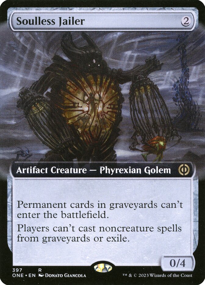 Soulless Jailer (Extended Art) - (Foil): Phyrexia: All Will Be One